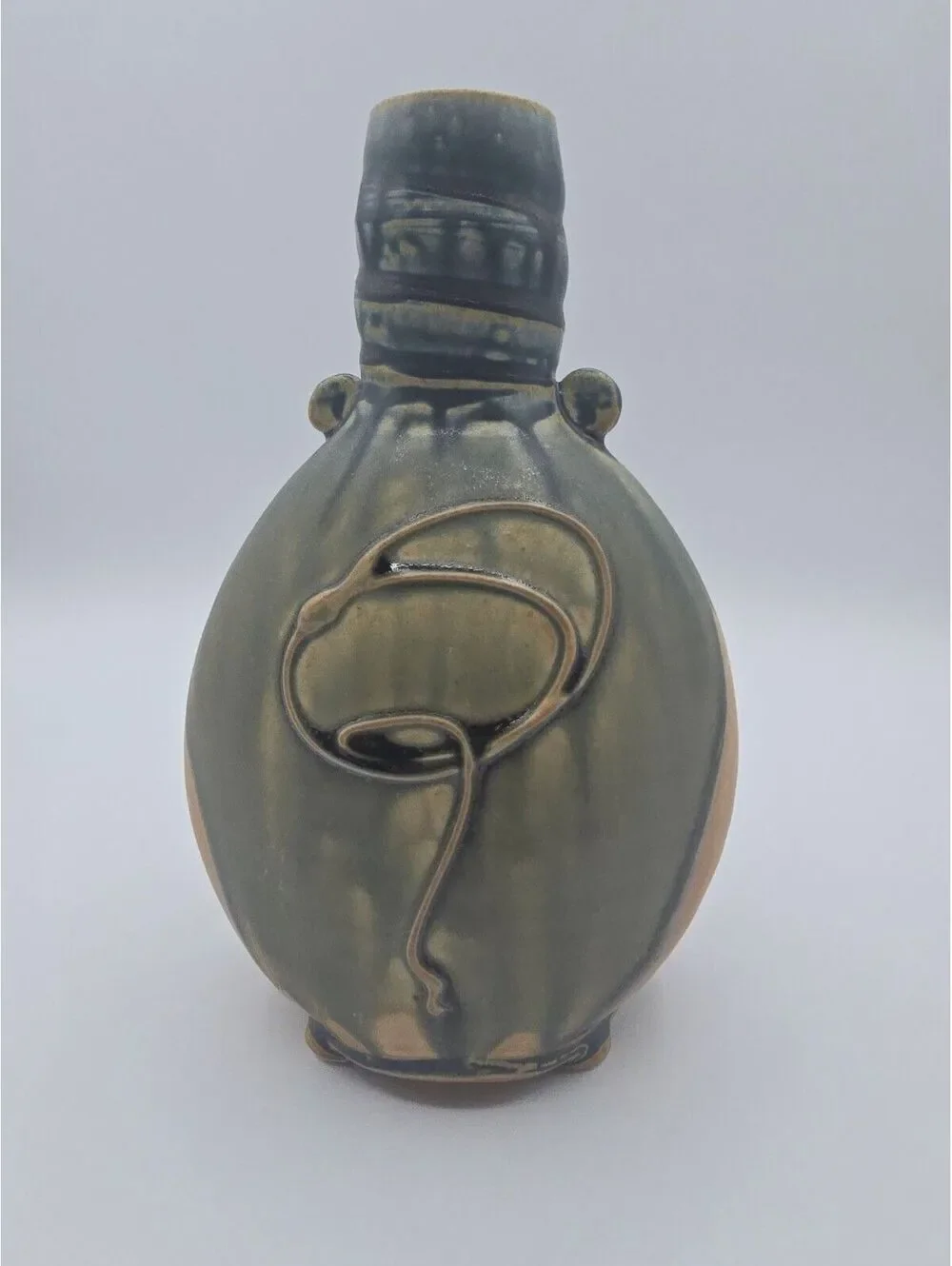 James Sankowski Ballston Lake Pottery Signed Studio Art Vase 7.5